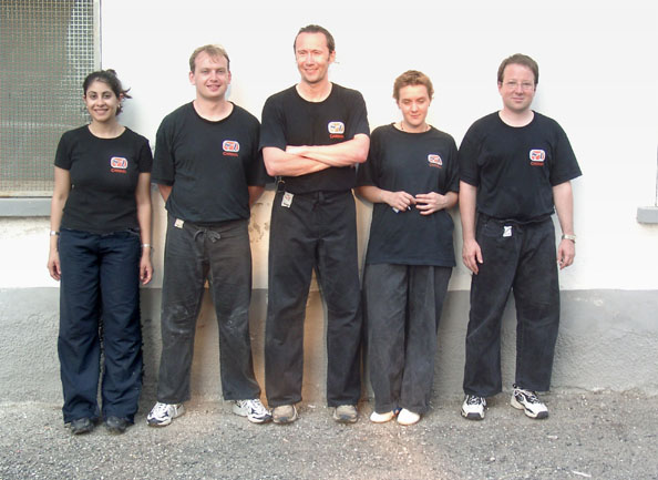 Raheela, Mark, Massimo, 
Victoria and Guy after 2 days of intensive training