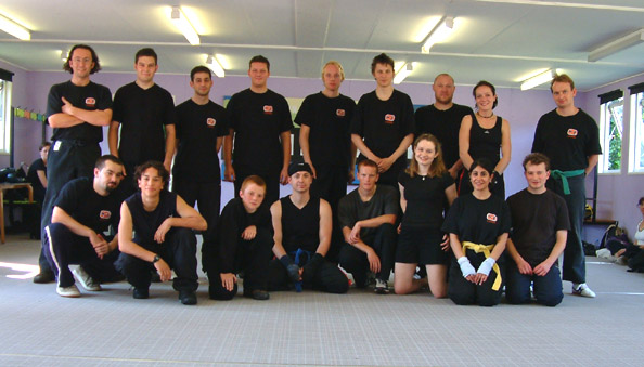 July 2002, left to right, top row: Massimo, Jon, Marcos, Robin, 
Häkon, Andrew, Simon, Becky and Mark; second row: Arek, Malcom, Adam, 
Robin, James, Rosie, Raheela, Simon