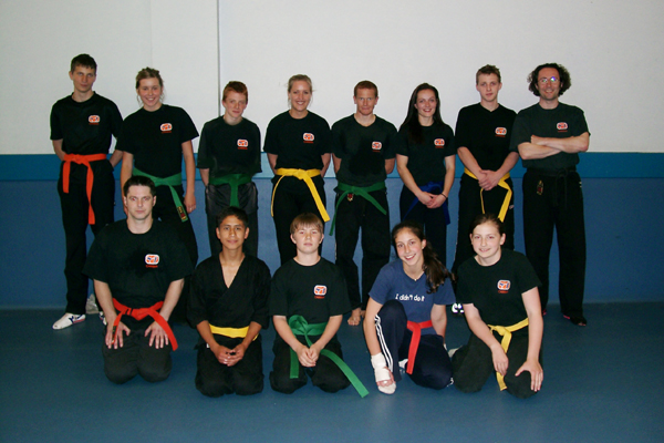 Jul 2004, left to right, front row: David, Ronnie, Nick W., Nevena, Theresa;
 back row: Andrew G, Justina, Adam, Astrid, James, Becky, Sam, Massimo